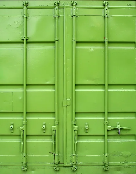 Зелений контейнер — стокове фото