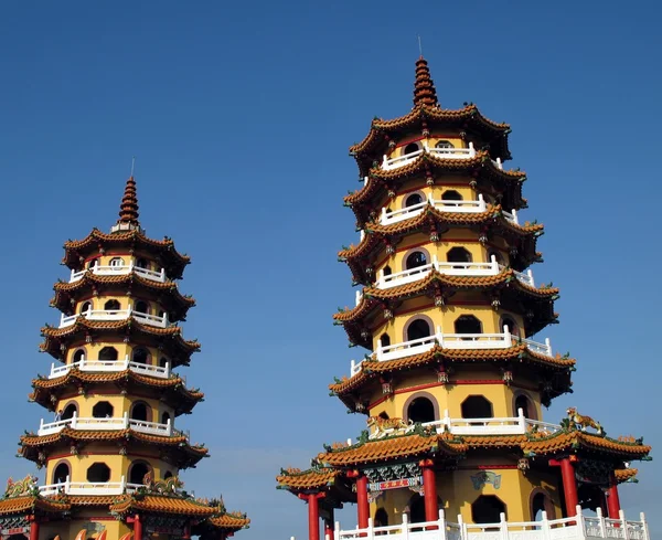 Twee pagodes — Stockfoto