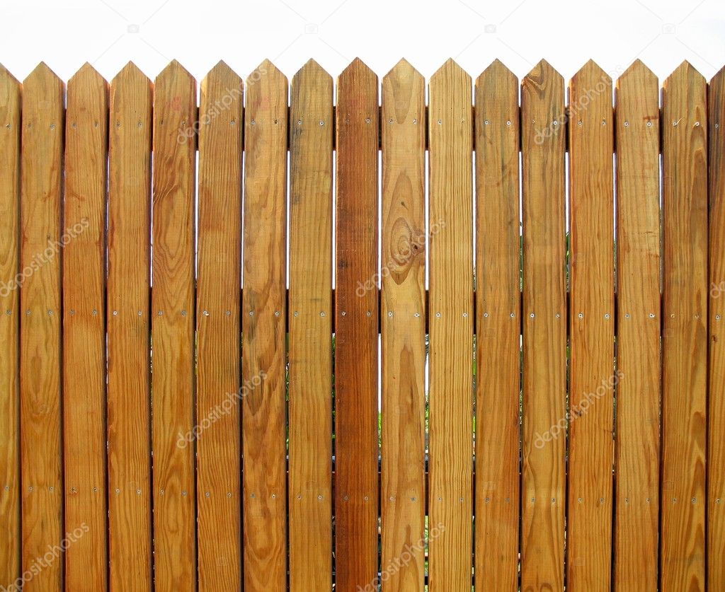 Wooden Fence — Stock