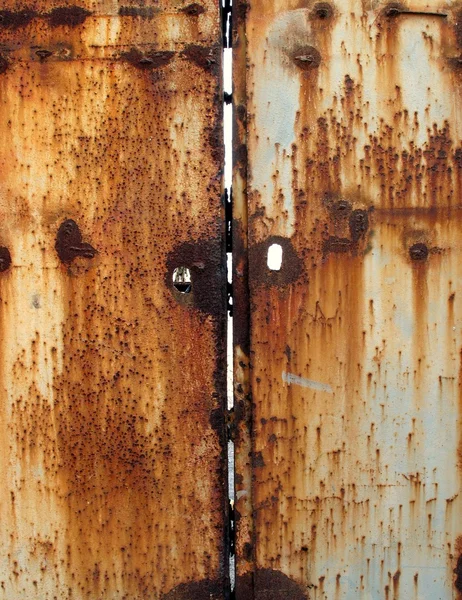 Rusty Metal Door — Stock Photo, Image