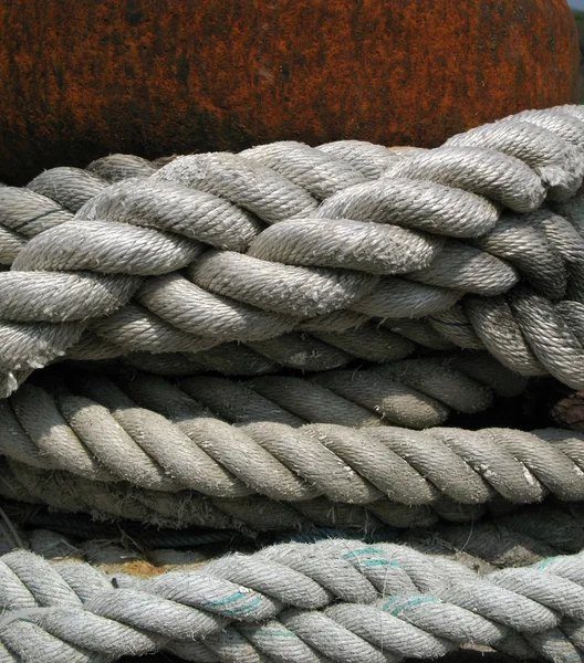 Old Boat Ropes — Stock Photo, Image