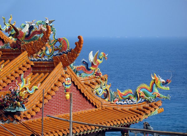 Chinese Temple by the Sea
