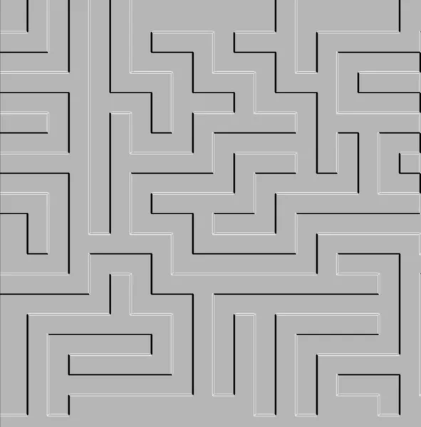 Komplexes Labyrinth — Stockfoto