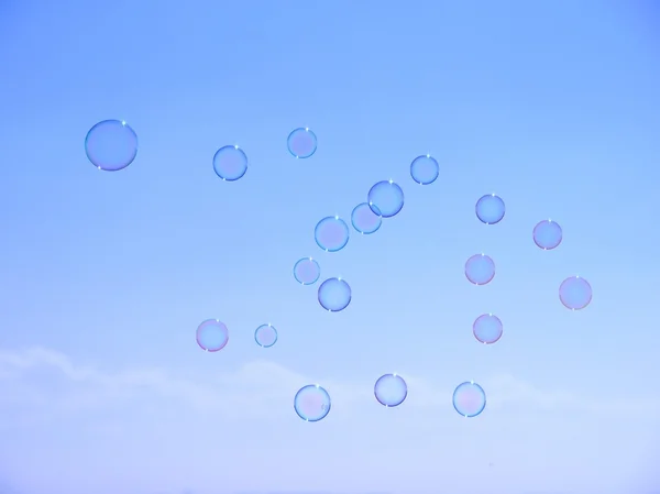 Pozadí mýdlové bubliny — Stock fotografie