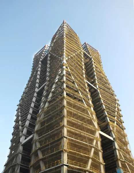 Stavba vysoké budovy — Stock fotografie