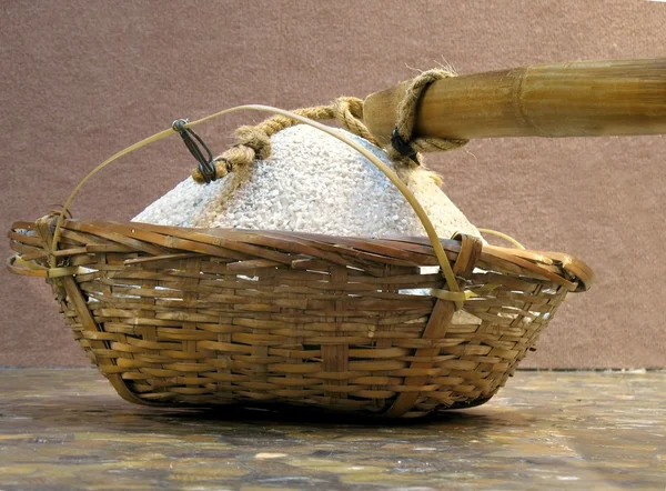 Basket and Pole — Stock Photo, Image