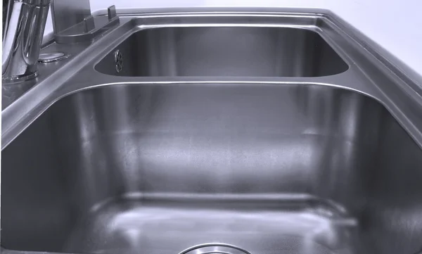 Stainless Steel Sinks — Stock Photo, Image