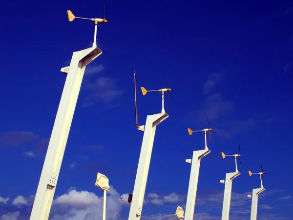 Energie windturbines — Stockfoto