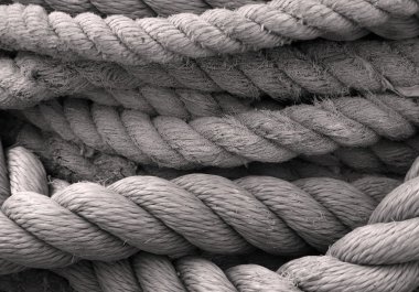 Closeup of Old Ropes clipart