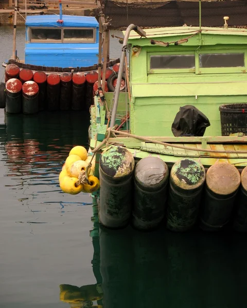 多彩的渔船 — 图库照片
