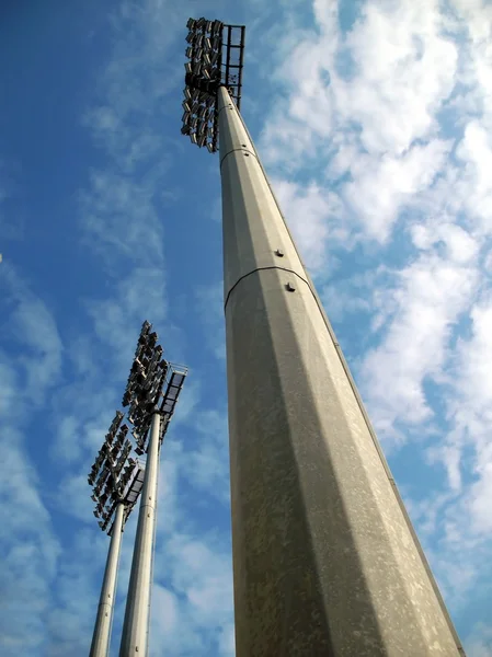 Baseball stadion fények — Stock Fotó