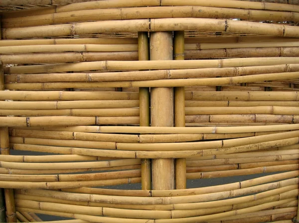Detail konstrukce bambus — Stock fotografie