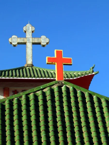 Katolska kyrkans tak — Stockfoto