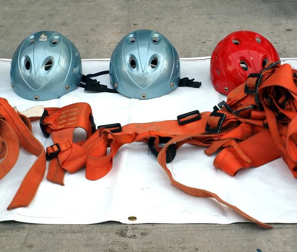 Rappel or Abseil Equipment — Stock Photo, Image