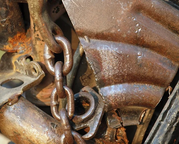 Ferro velho closeup — Fotografia de Stock