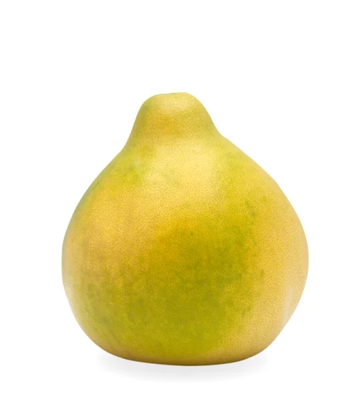 Fruta madura de pomelo, isolada sobre branco — Fotografia de Stock