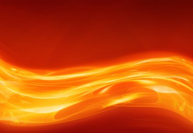 Abstract flowing heat clipart