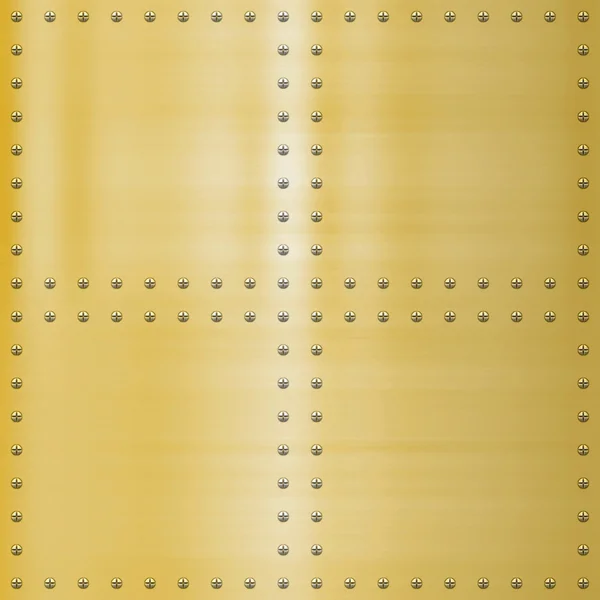 ゴールド プレートの背景 — ストック写真