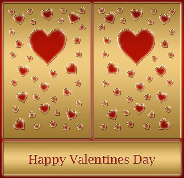 Valentines kort — Stockfoto