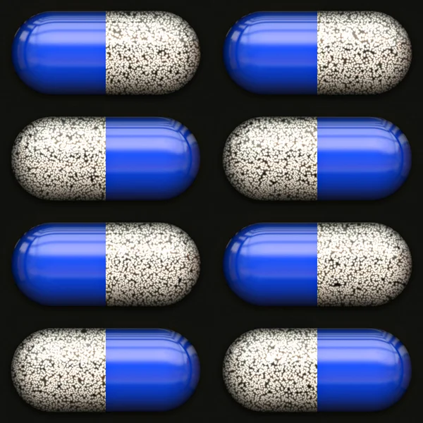 Много таблеток — стоковое фото