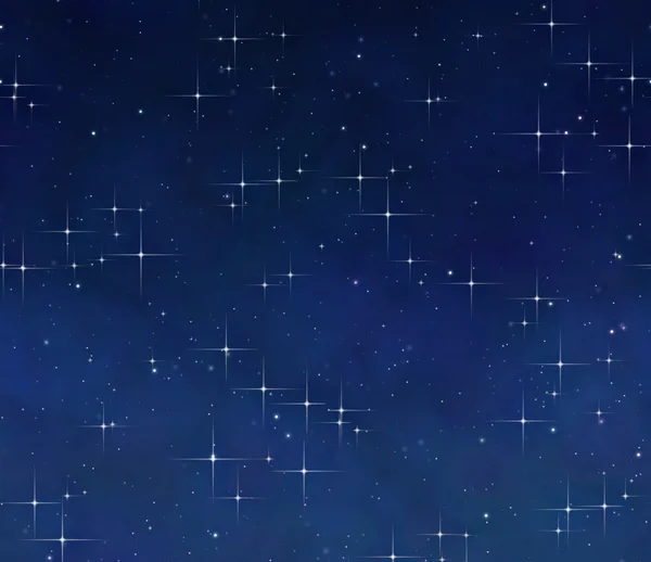 Stars in the night sky — Stock Photo, Image