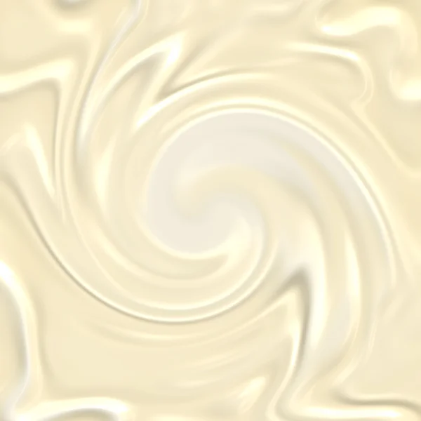 White chocolate swirl — Stock Photo, Image
