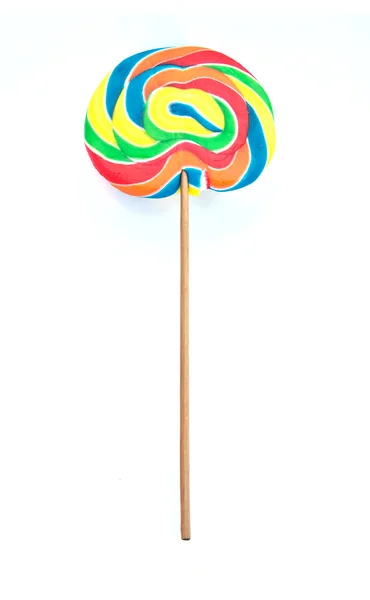 Lollipop on white background — Stock Photo, Image