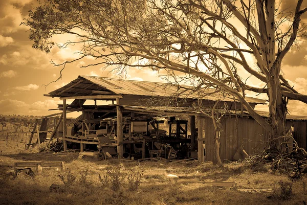 古い農場の小屋 — ストック写真