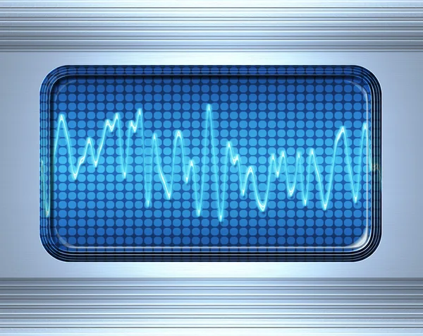 Sound or audio wave — Stock Photo, Image