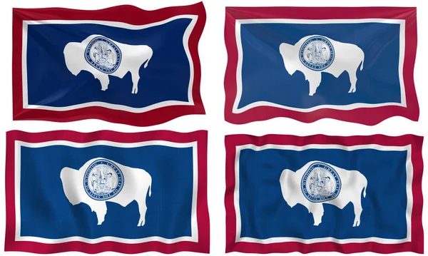 Wyoming zászlaja — Stock Fotó