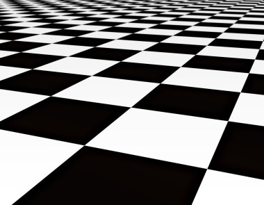 Balck and white tiles clipart