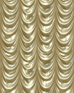 Gold curtains clipart