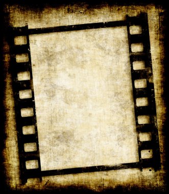 Grungy film strip or photo negative clipart