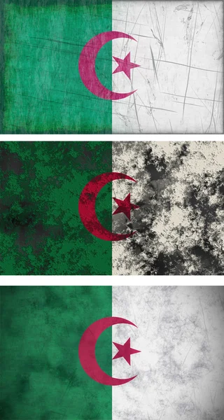 Flagga Algeriet — Stockfoto