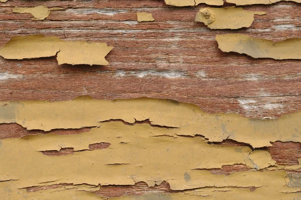 Vecchio legno vernice peeling — Foto Stock