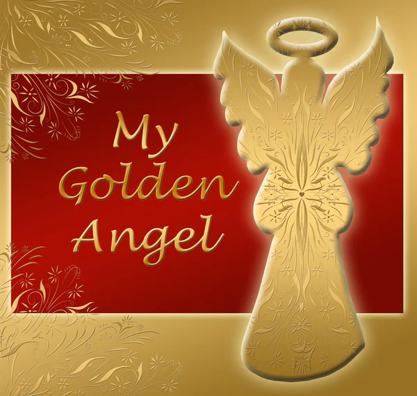 Golden angel — Stock Fotó