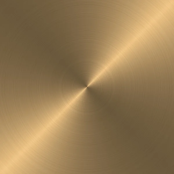 Ouro escovado circular — Fotografia de Stock