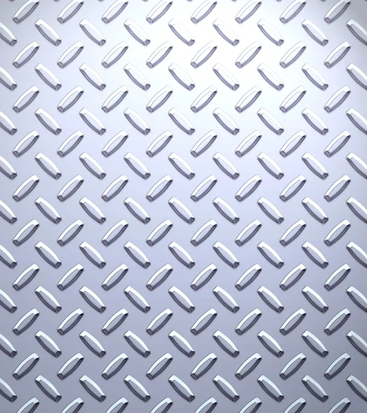 Diamantplatte aus Stahl — Stockfoto