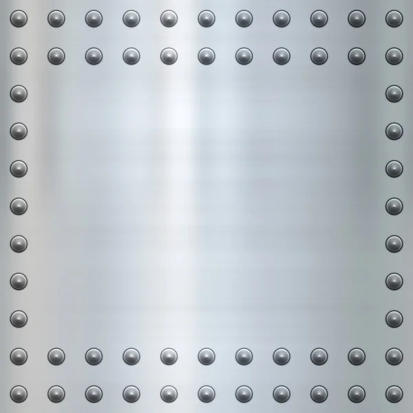Riveted metal background — Stock Photo, Image