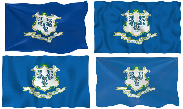 Flaga stanowa Connecticut — Zdjęcie stockowe