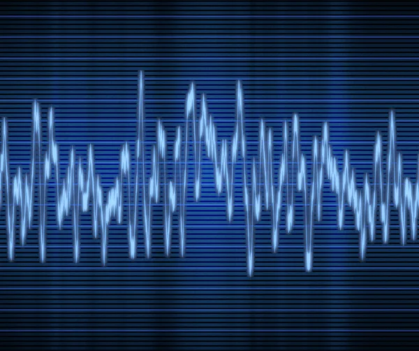 Gelombang suara atau audio — Stok Foto