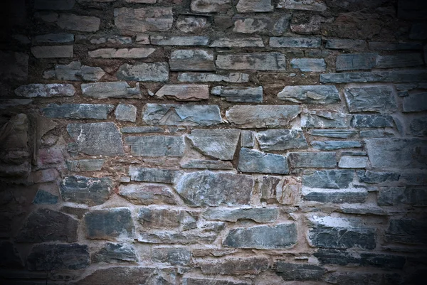 Παλιός πέτρινος τοίχος — Φωτογραφία Αρχείου