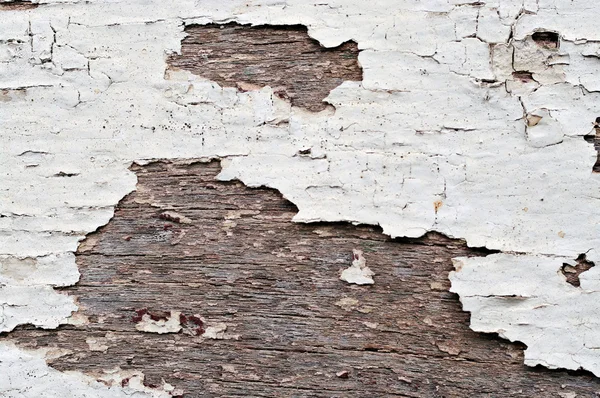 Vecchia vernice peeling su legno — Foto Stock