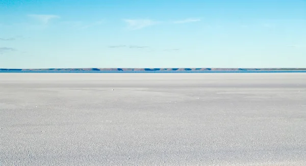 stock image Salt pan in the desert