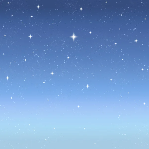 Zwielichtige Sterne — Stockfoto