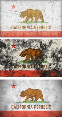 Flag of California clipart