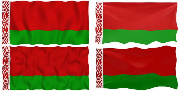 벨로루시의 깃발 — 스톡 사진