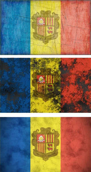 Bandiera di Andorra — Foto Stock