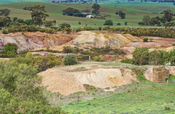 Gamla gruvan land landskap — Stockfoto