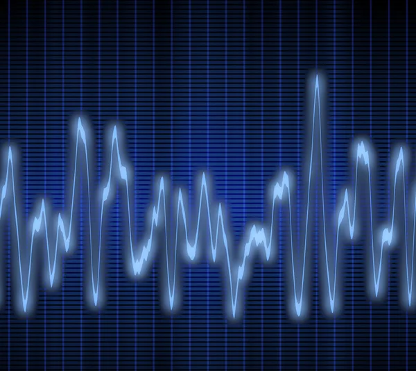 Audio or sound wave — Stock Photo, Image